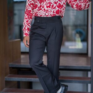 mustard color bellbottom pant